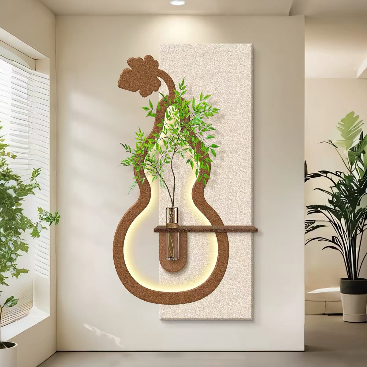 Sandstone Greenery Wallart【029】
