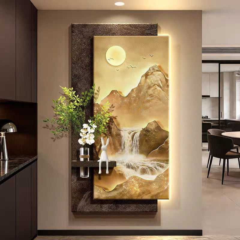 Sandstone Greenery Wallart【017】