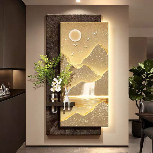 Sandstone Greenery Wallart【016】