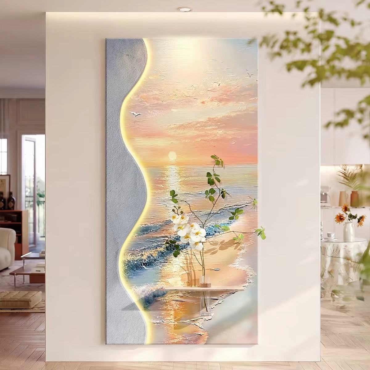 Sandstone Greenery Wallart【001】