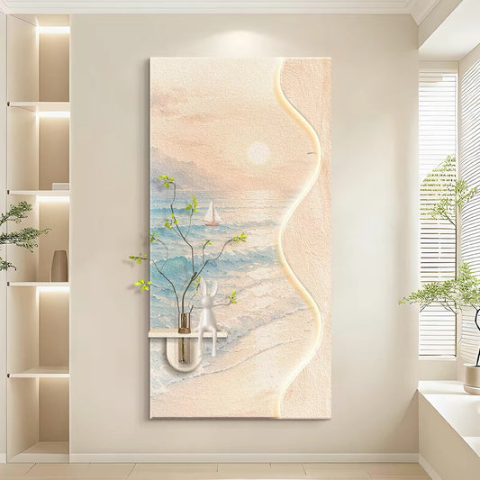 Sandstone Greenery Wallart【009】