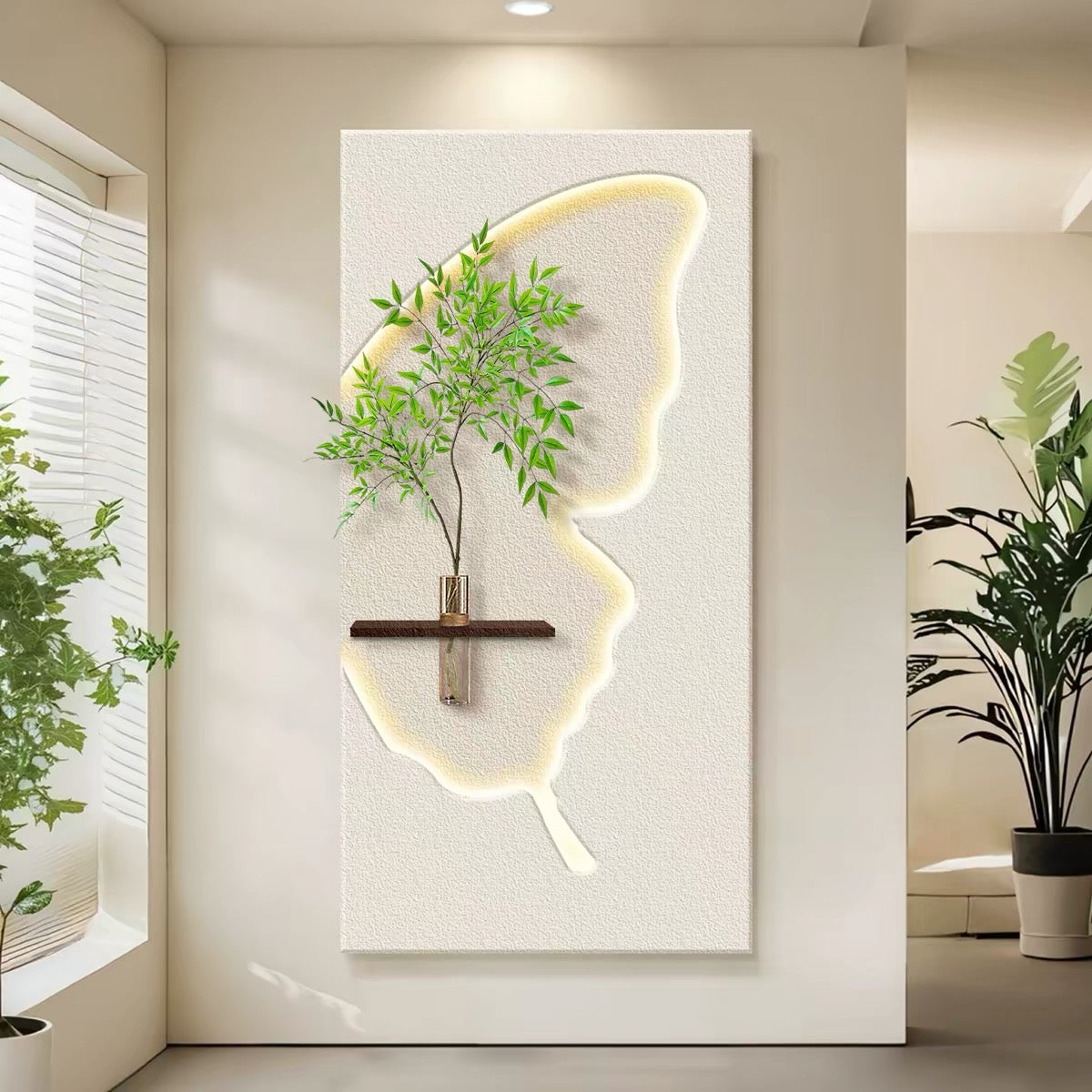 Sandstone Greenery Wallart【031】