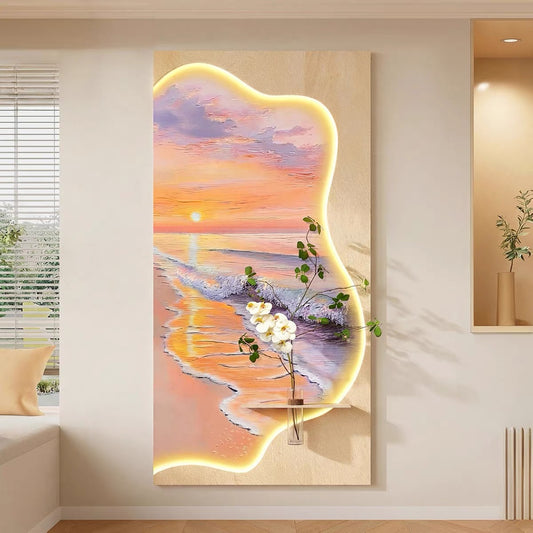 Sandstone Greenery Wallart【003】