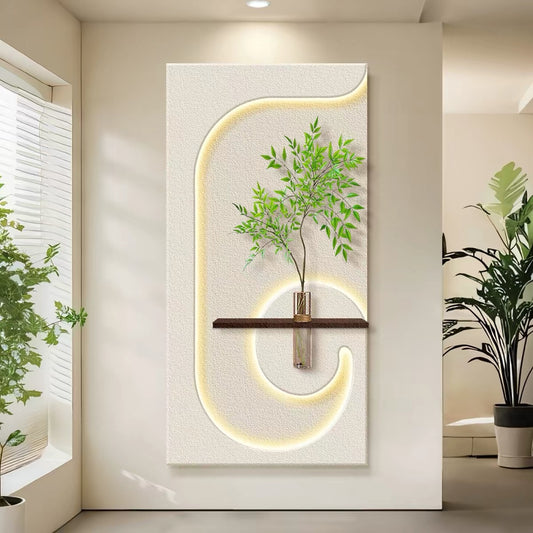 Sandstone Greenery Wallart【030】