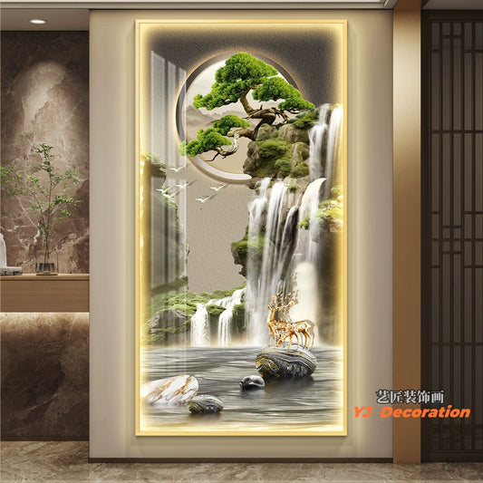 现代山水A
