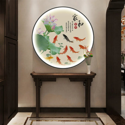 九鱼图 圆