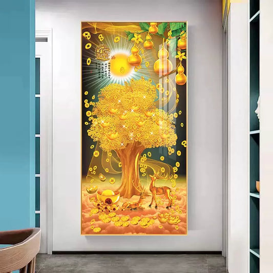 财禄金树 Money tree vertical