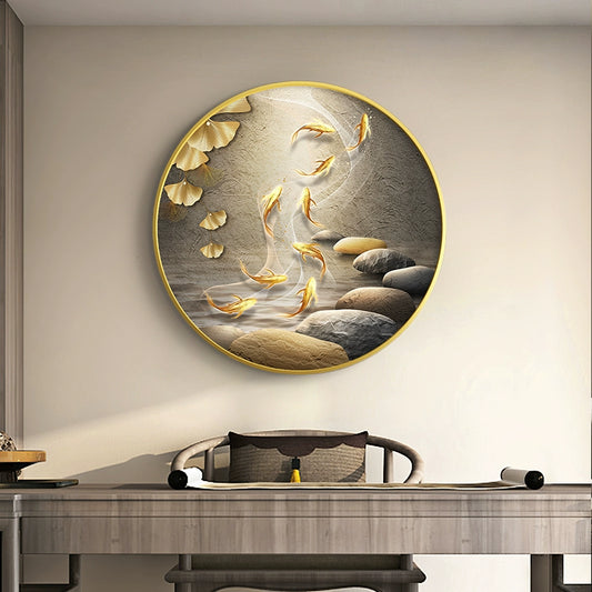 圆形D 九鱼石韵