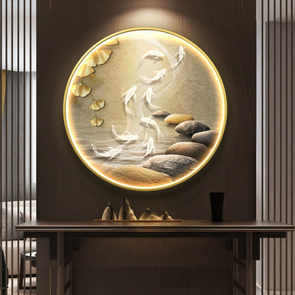 圆形D 九鱼石韵