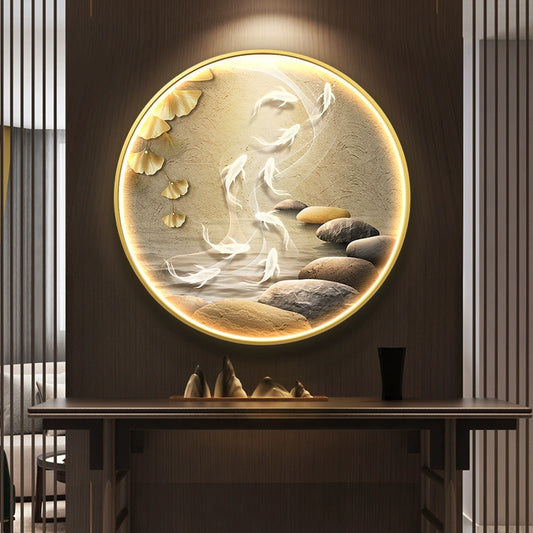 圆形D 九鱼石韵