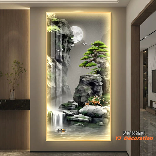 现代山水B