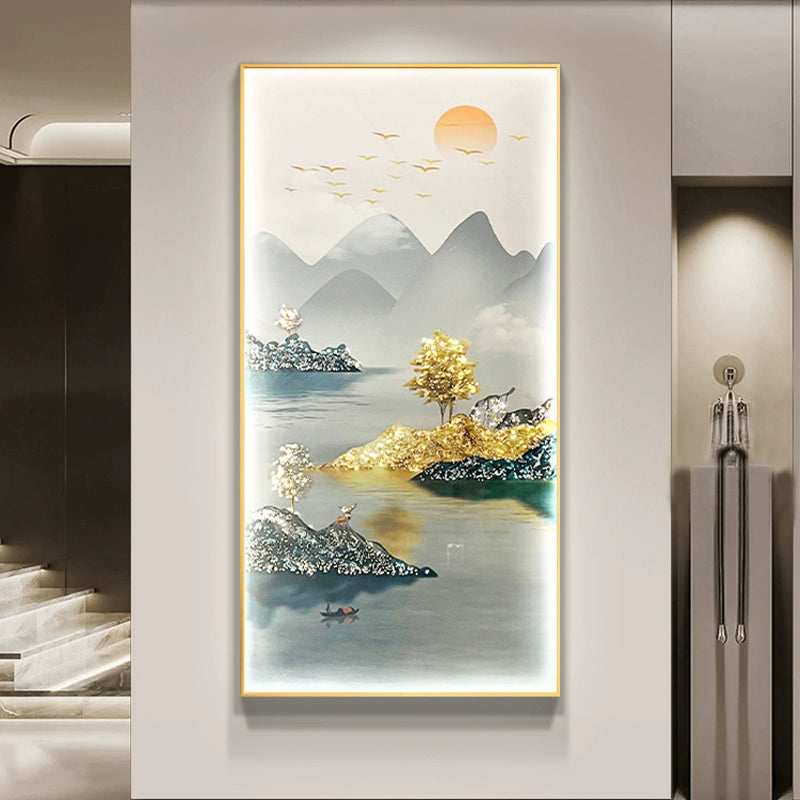 现代山水