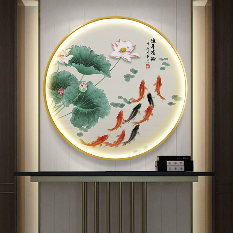 九鱼图 圆