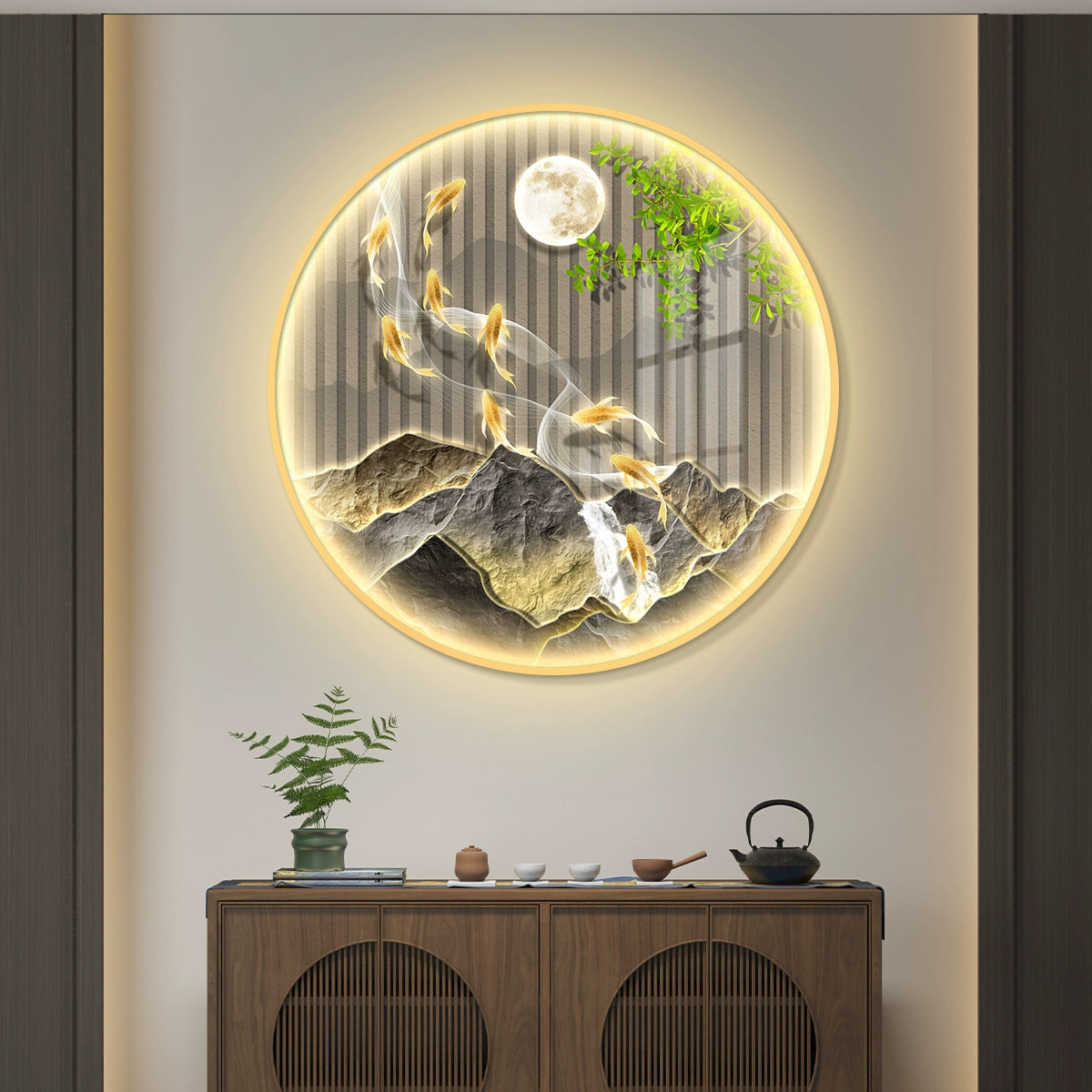 圆形A 玄关九鱼