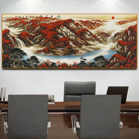 山水画 水墨风格