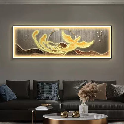 凤凰 横 鎏金凤凰