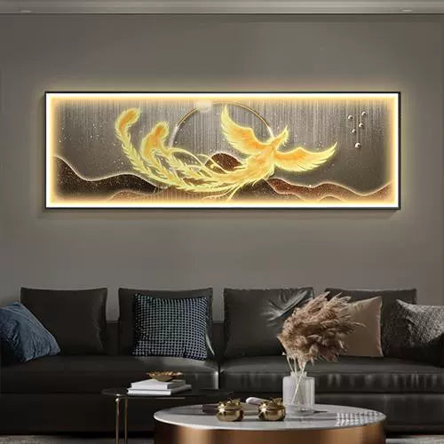 凤凰 横 鎏金凤凰