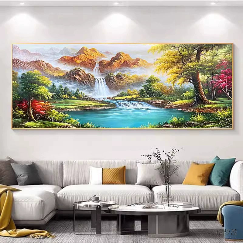 山水画 油画风格