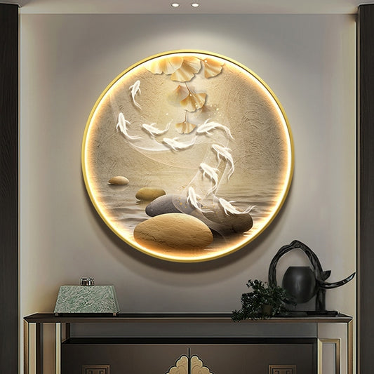 圆形D 九鱼石韵