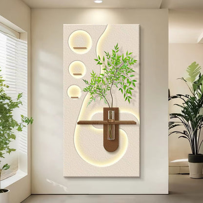 Sandstone Greenery Wallart【018】