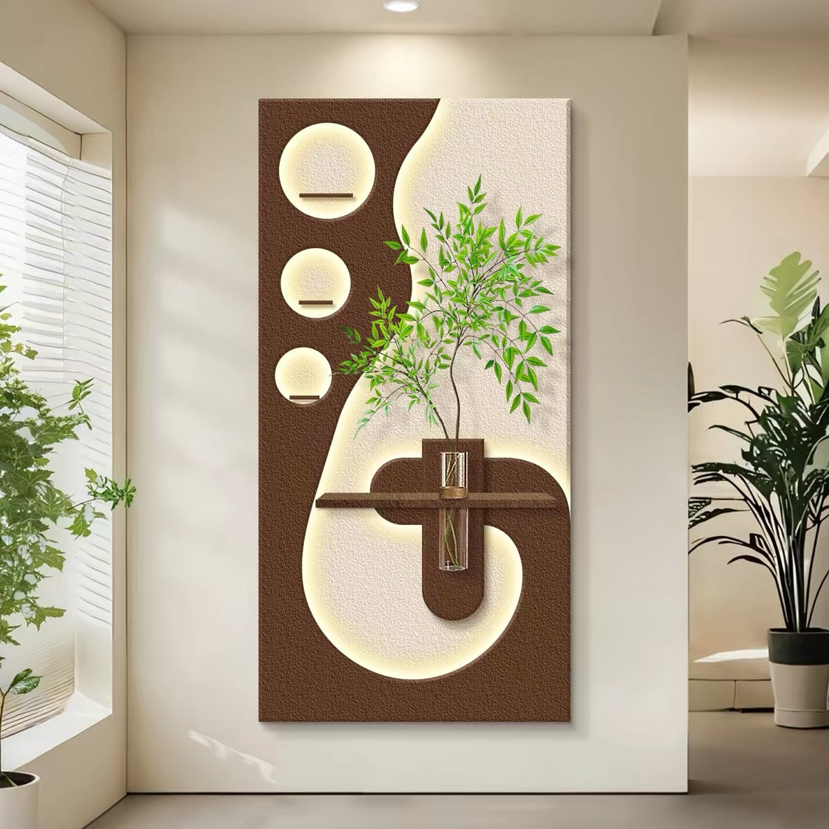Sandstone Greenery Wallart【021】